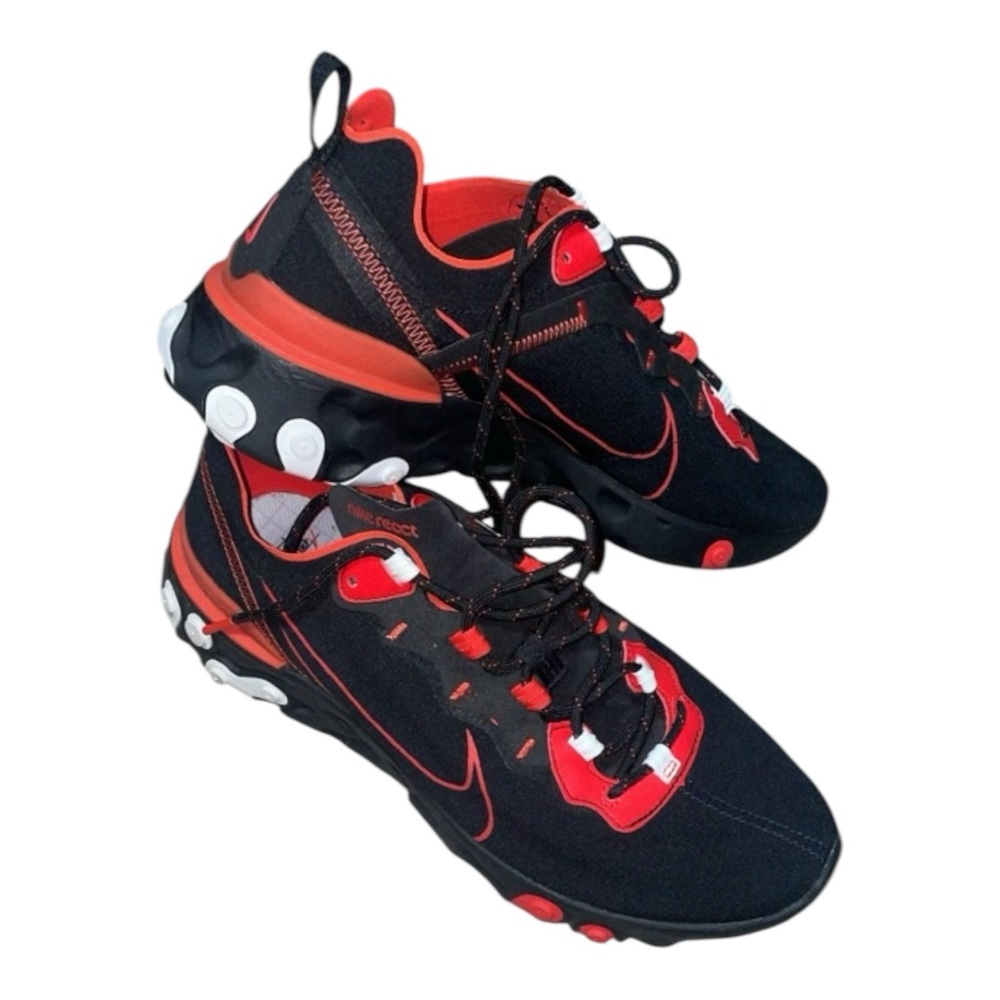Nike Black and Red Sneakers